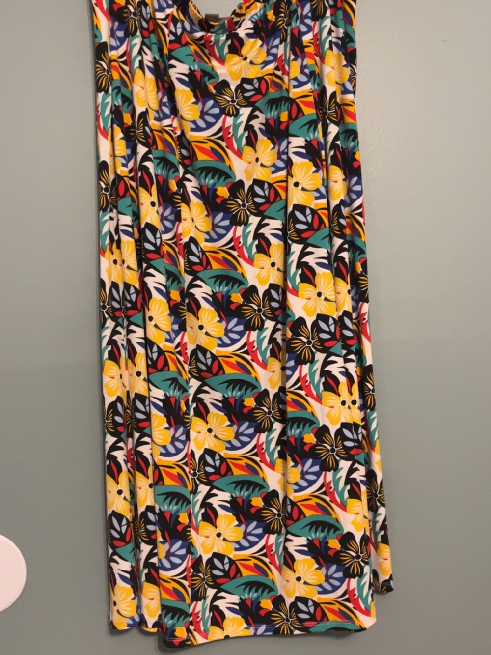 Jessica London Yellow Floral Maxi Skirt